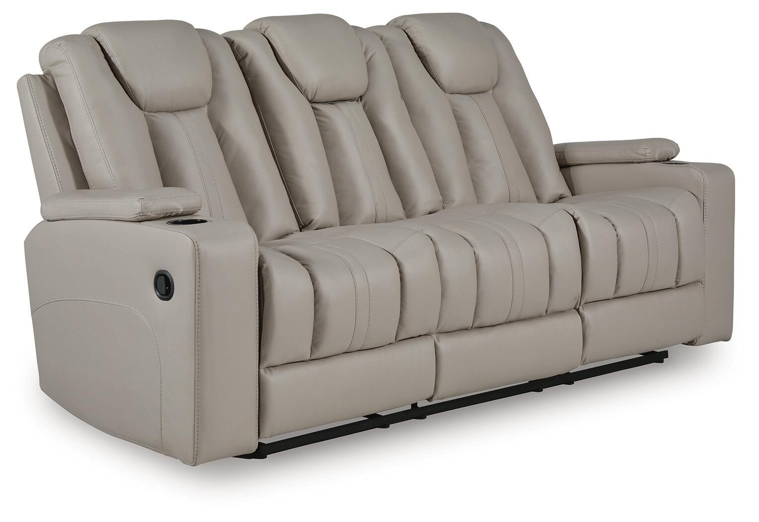 Next Move - Reclining Sofa With Drop Down Table - Coin