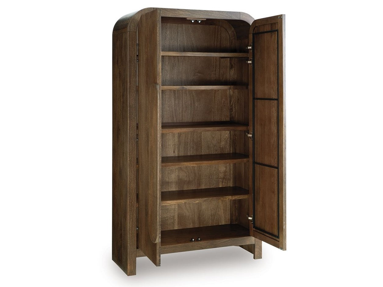 Thoren - Accent Cabinet - Medium Brown