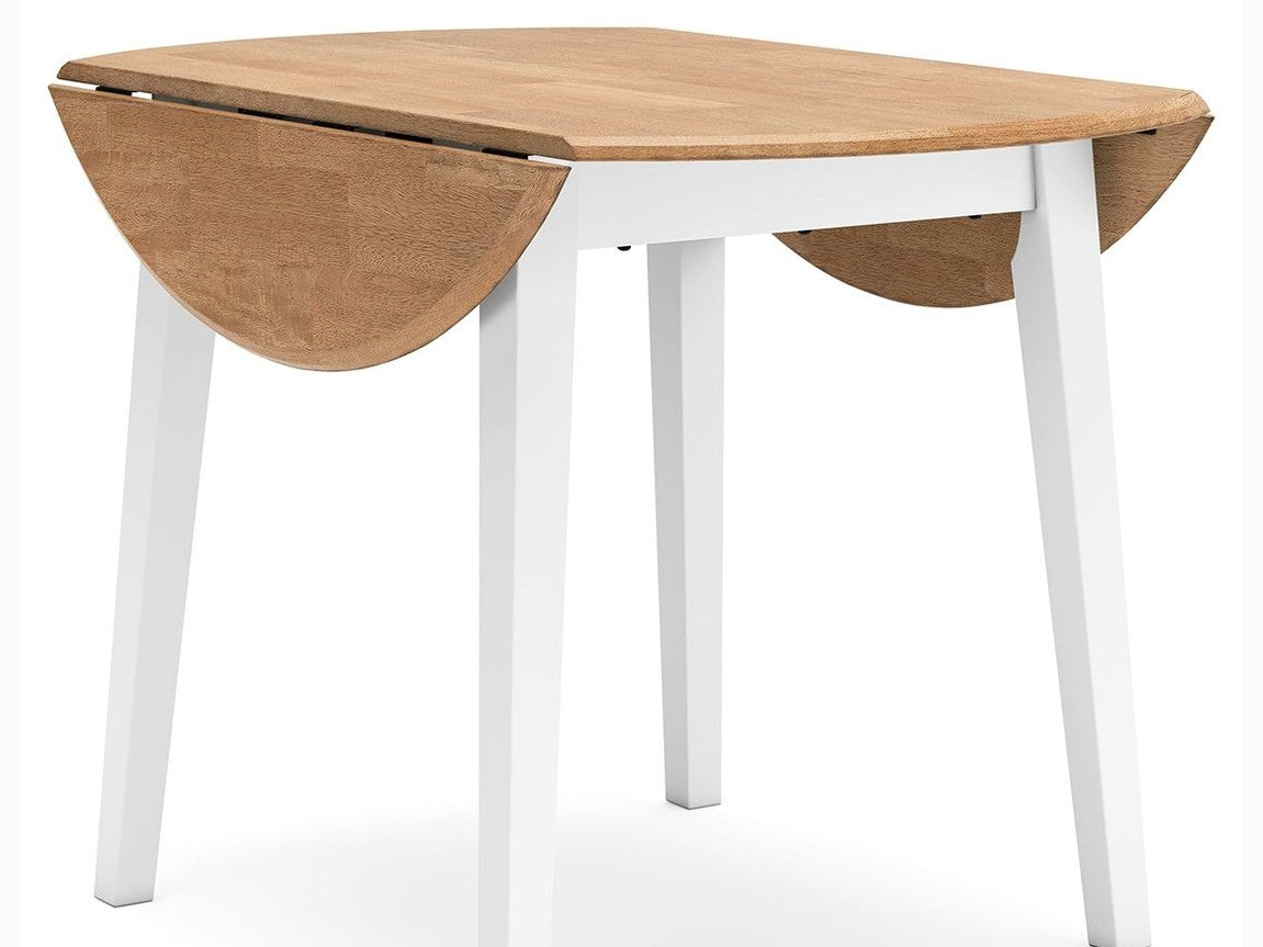 Gesthaven - Round Dining Room Drop Leaf Table Set
