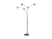Winter - Metal Arc Lamp  - Silver Finish