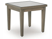 Rainier Ranch - Square End Table - Brown / Beige
