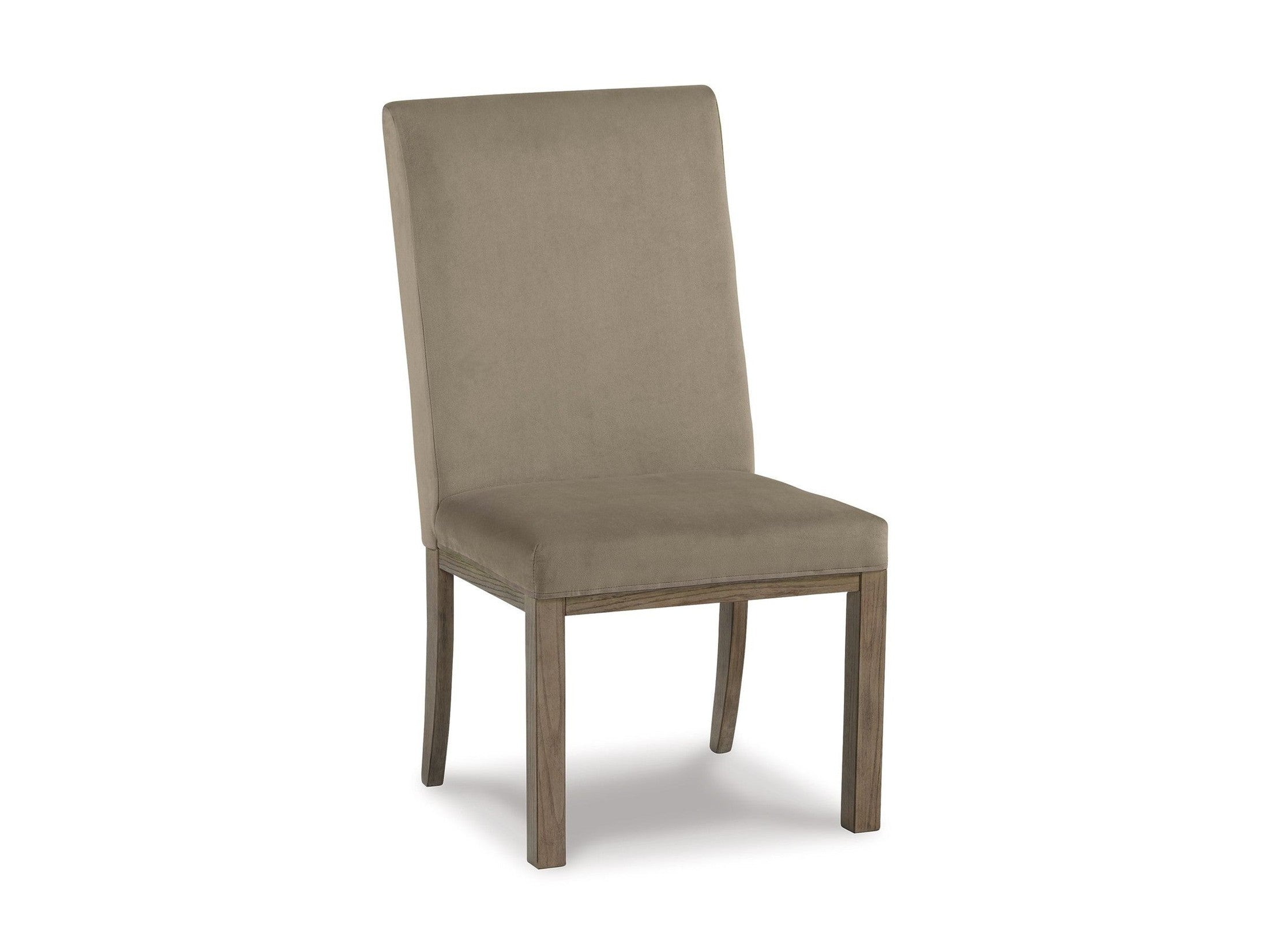 Chrestner - Dining UPH Side Chair (Set of 2) - Gray / Brown