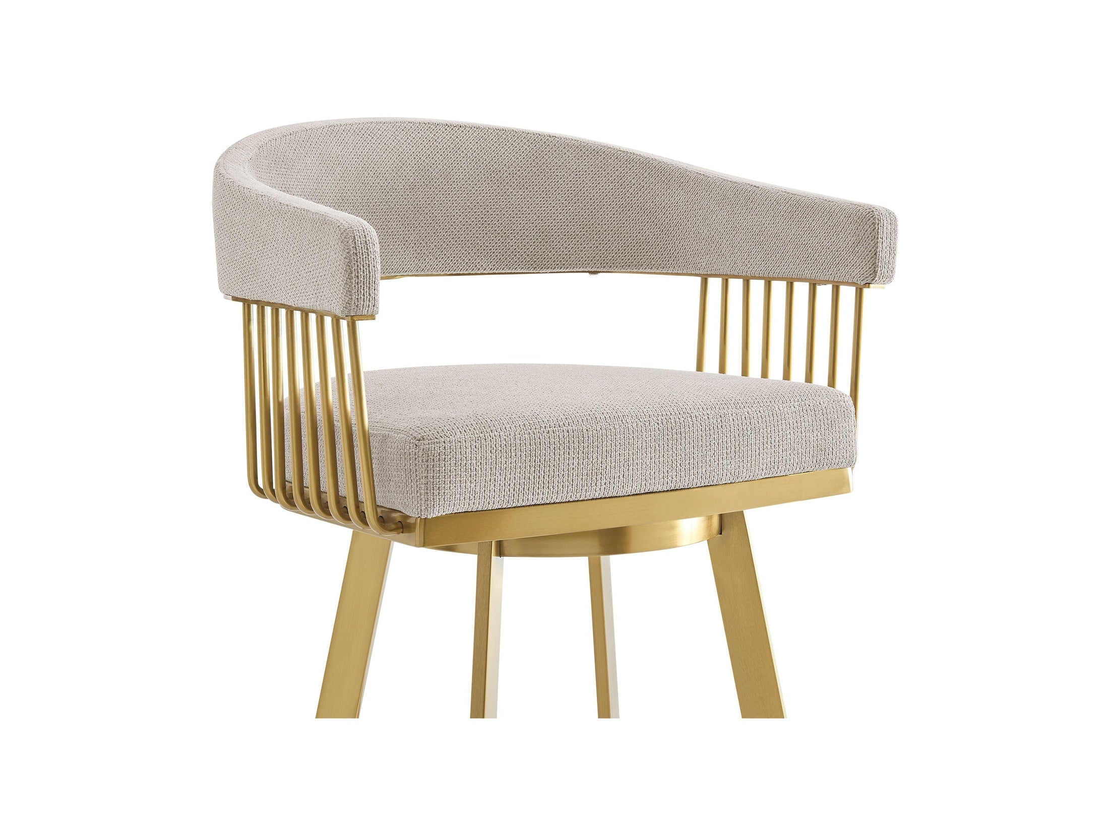 Chelsea - Swivel Fabric Stool