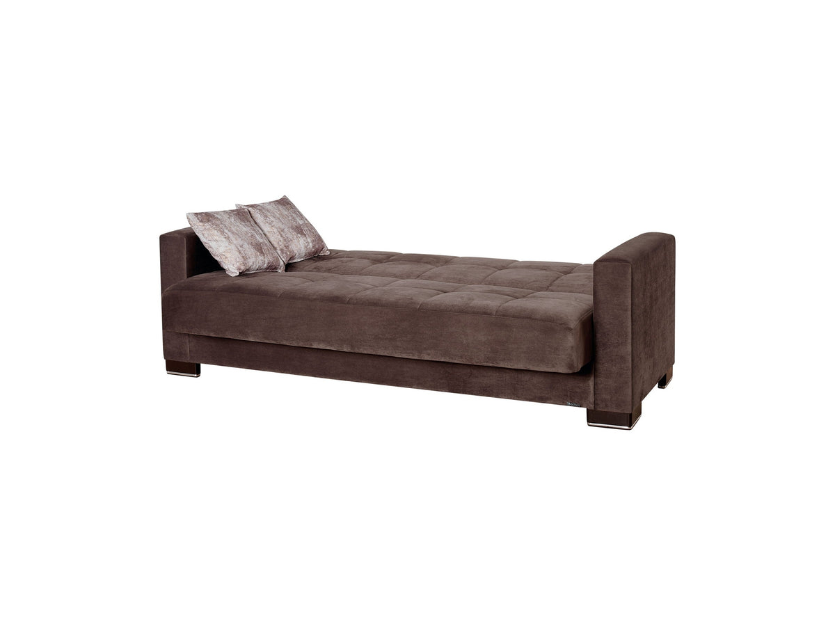 Ottomanson Armada - Upholstered Convertible Sofabed With Storage - Microfiber