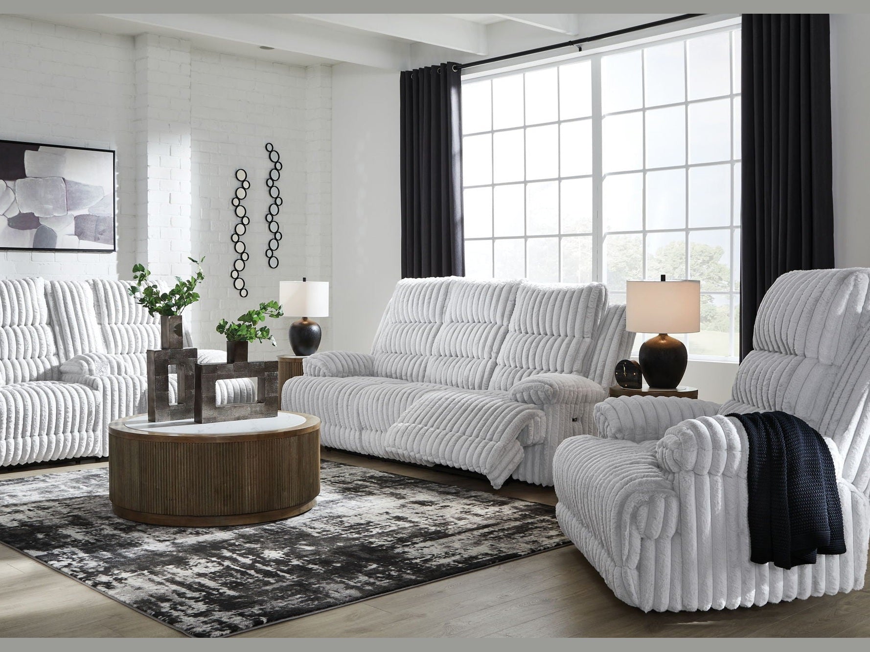 Technique - Reclining Power Sofa Set