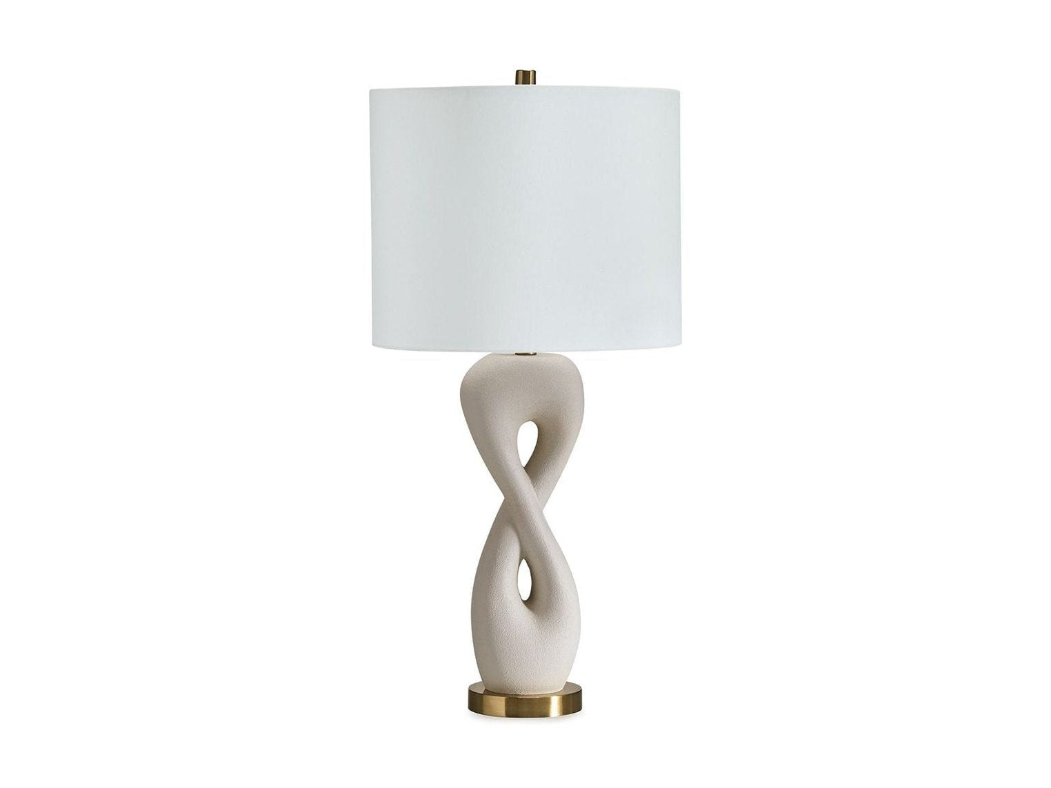 Judrich - Poly Table Lamp - White / Gold Finish