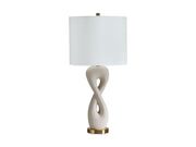 Judrich - Poly Table Lamp - White / Gold Finish