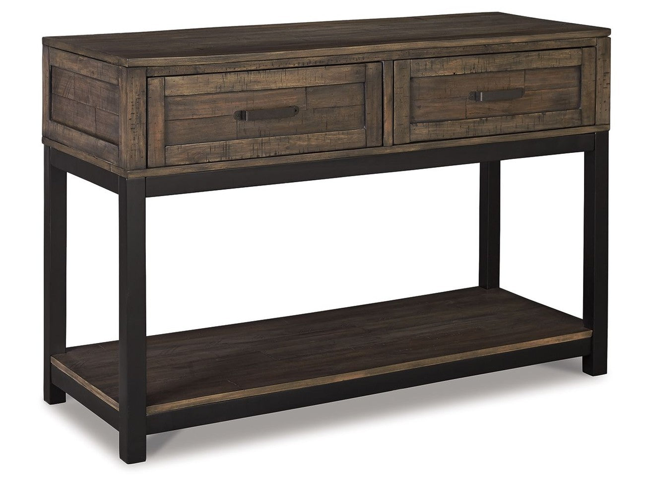Johurst - Sofa Table - Grayish Brown