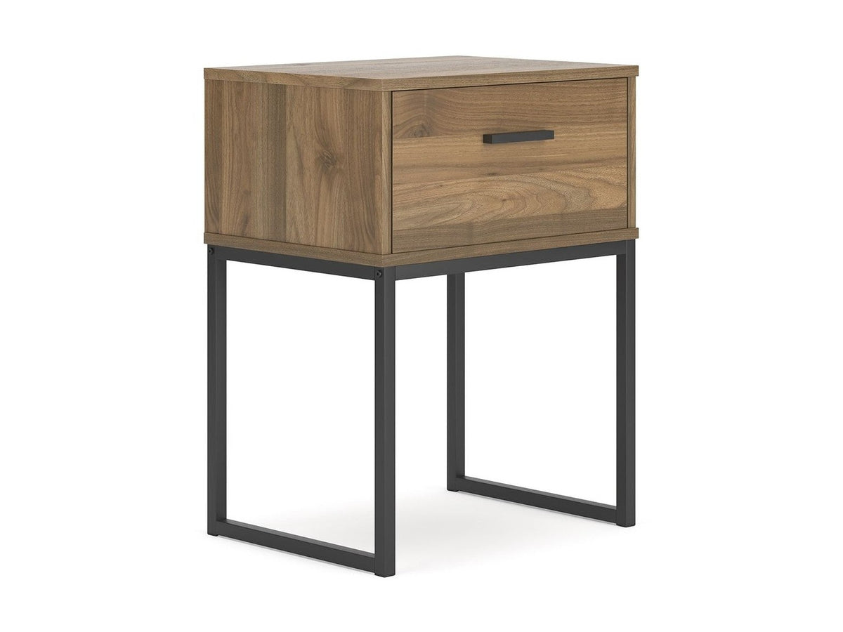 Deanlow - One Drawer Night Stand - Honey