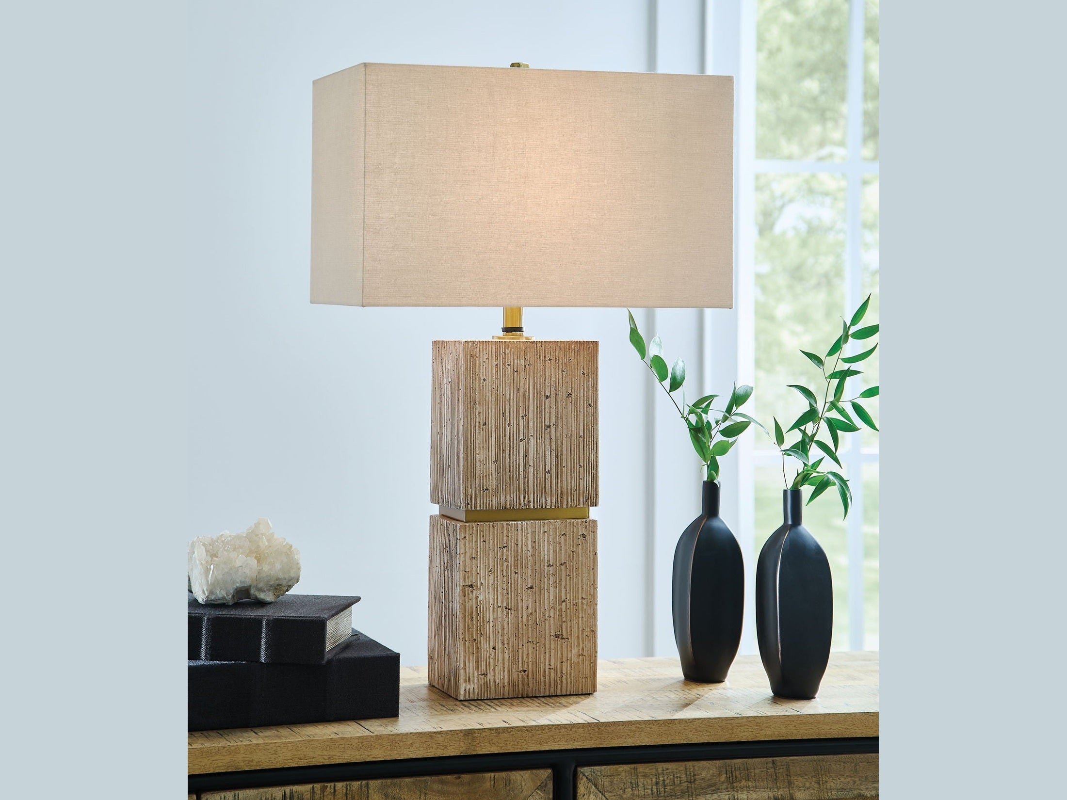 Laddner - Poly Table Lamp - Beige