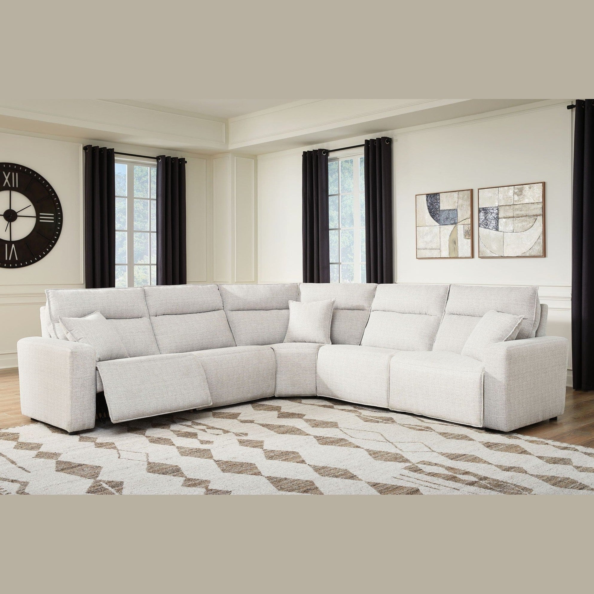 Modmax II - Reclining Sectional - Stone