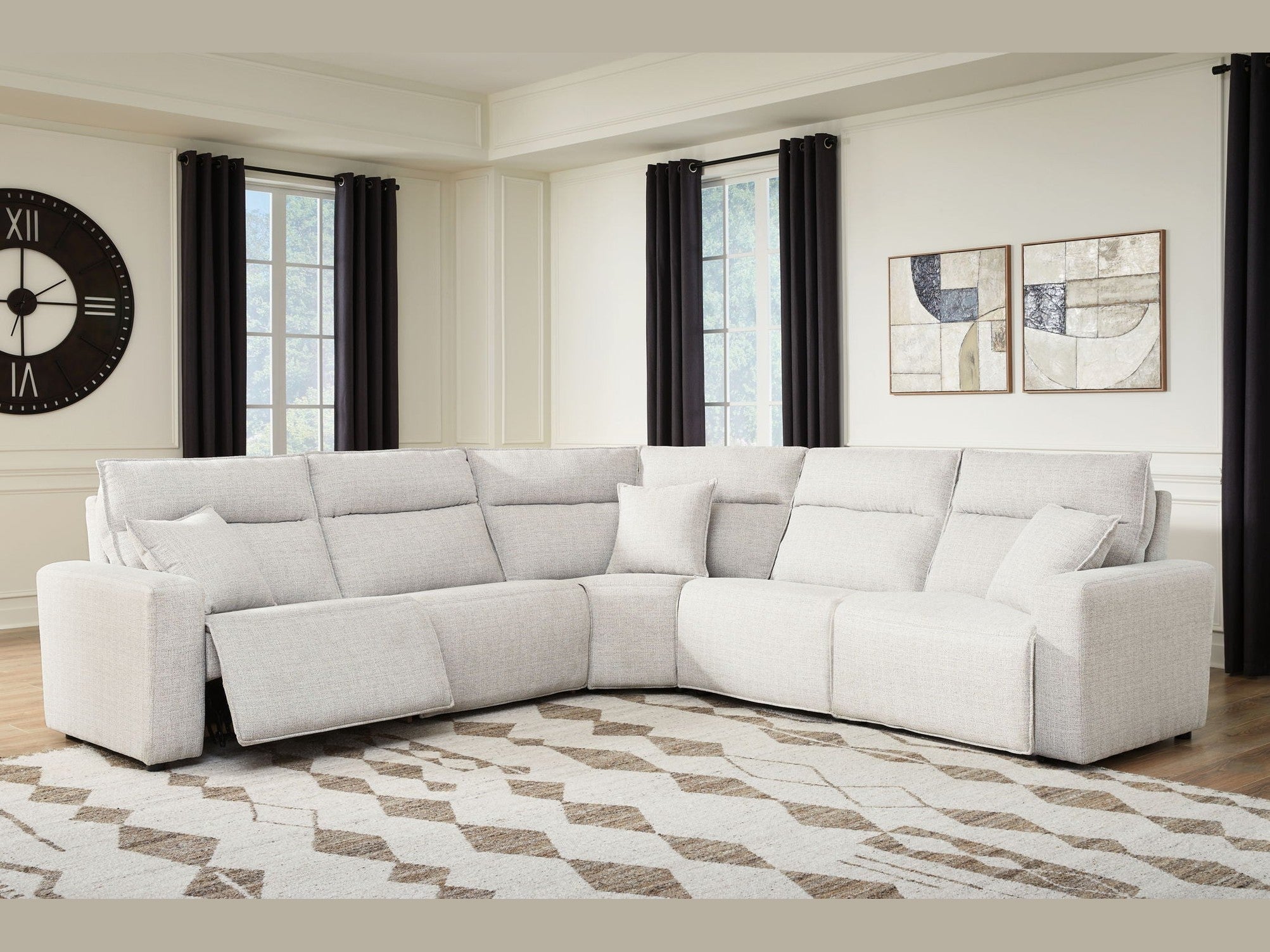 Modmax II - Reclining Sectional - Stone