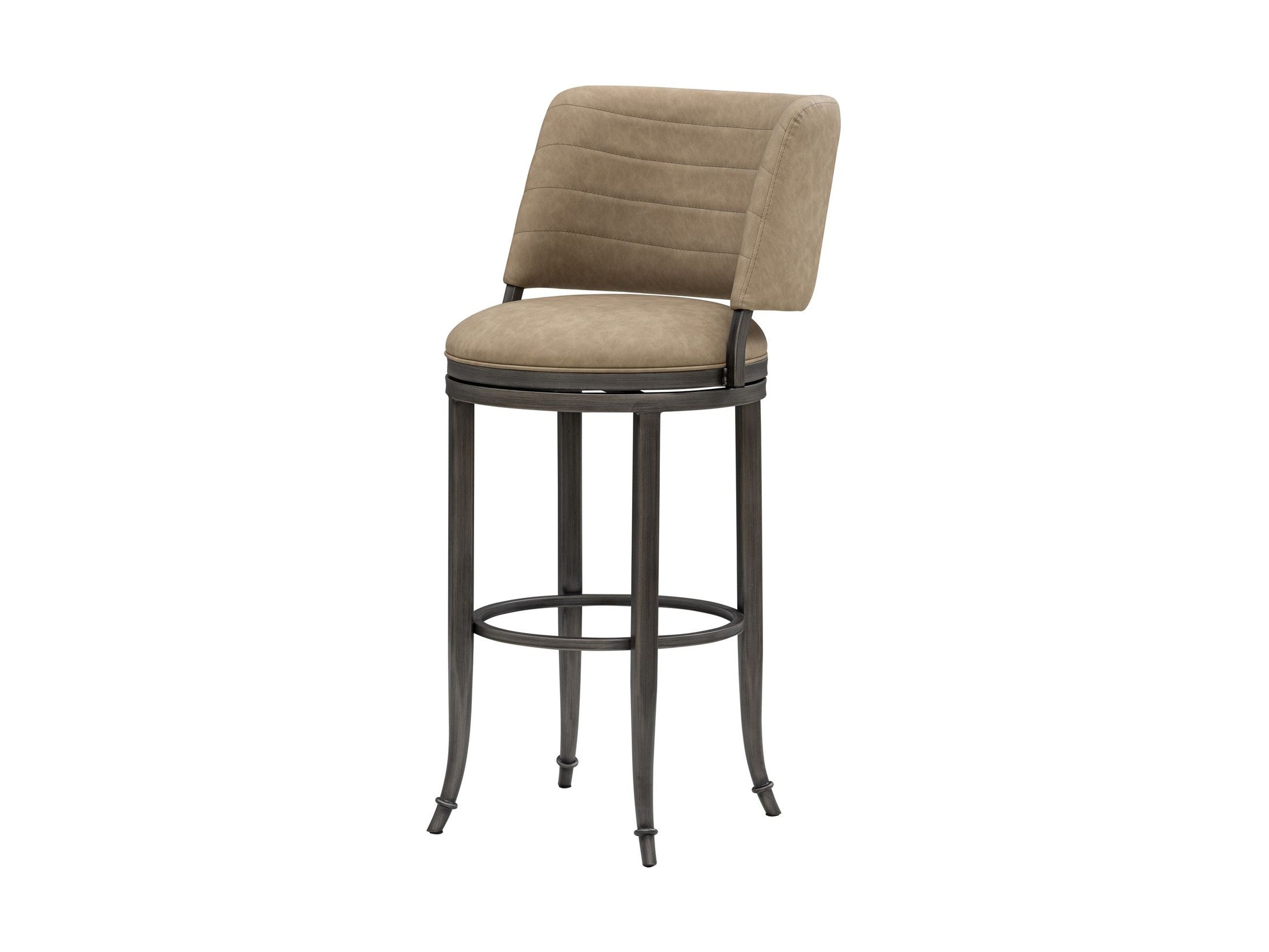 Torres - Upholstered Swivel Barstool
