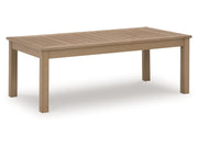 Hallow Creek - Rectangular Cocktail Table - Driftwood