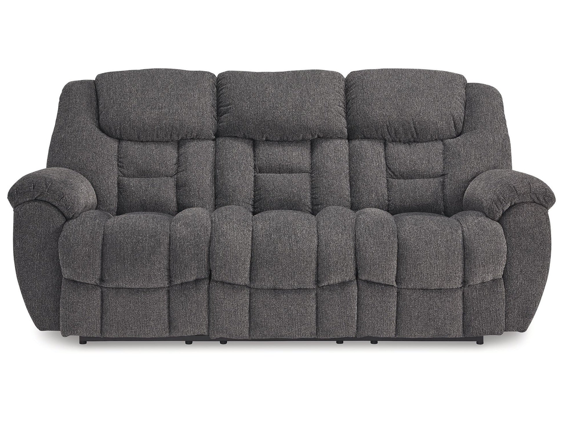 Foreside - Reclining Sofa - Charcoal