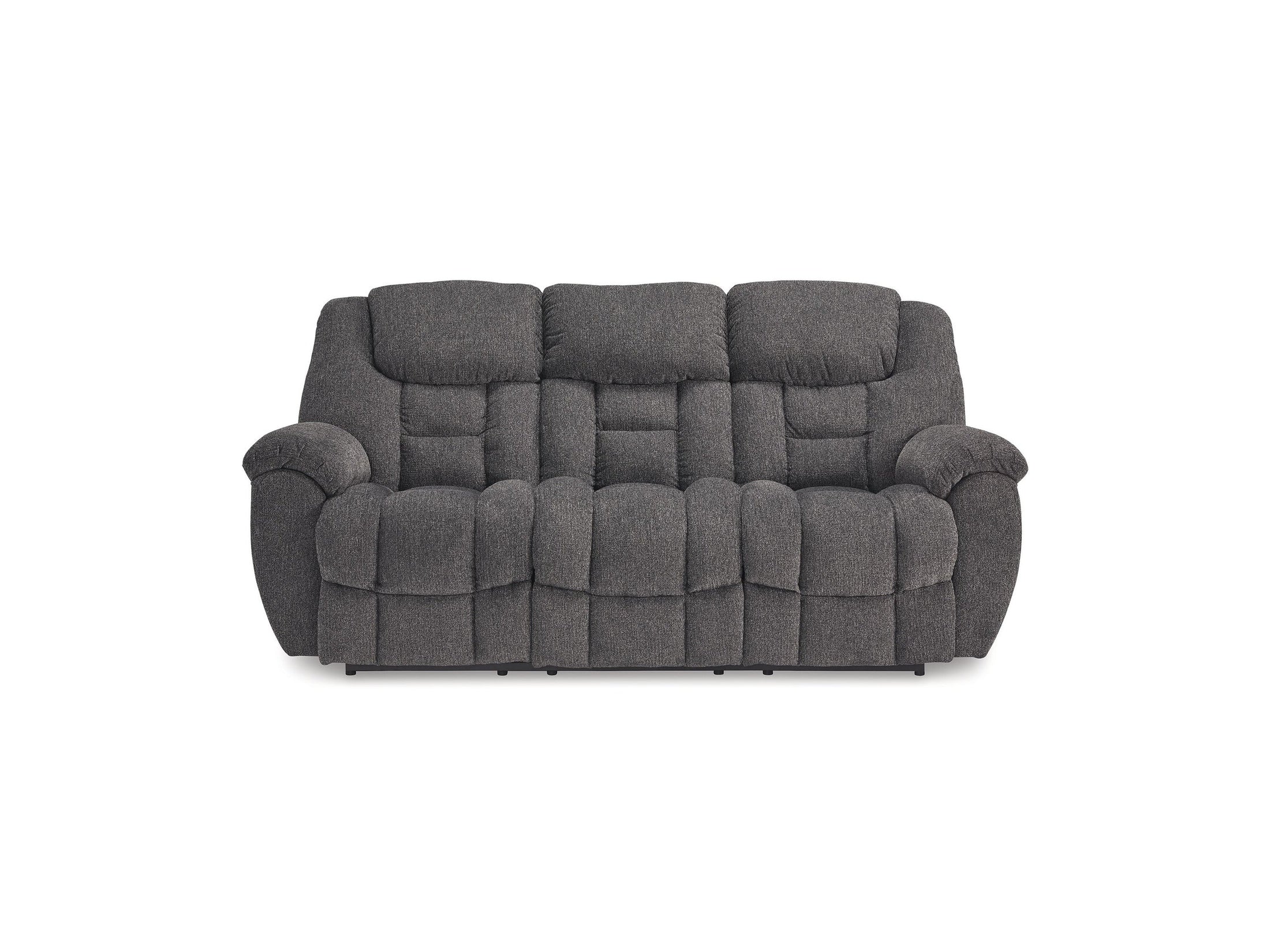 Foreside - Reclining Sofa - Charcoal
