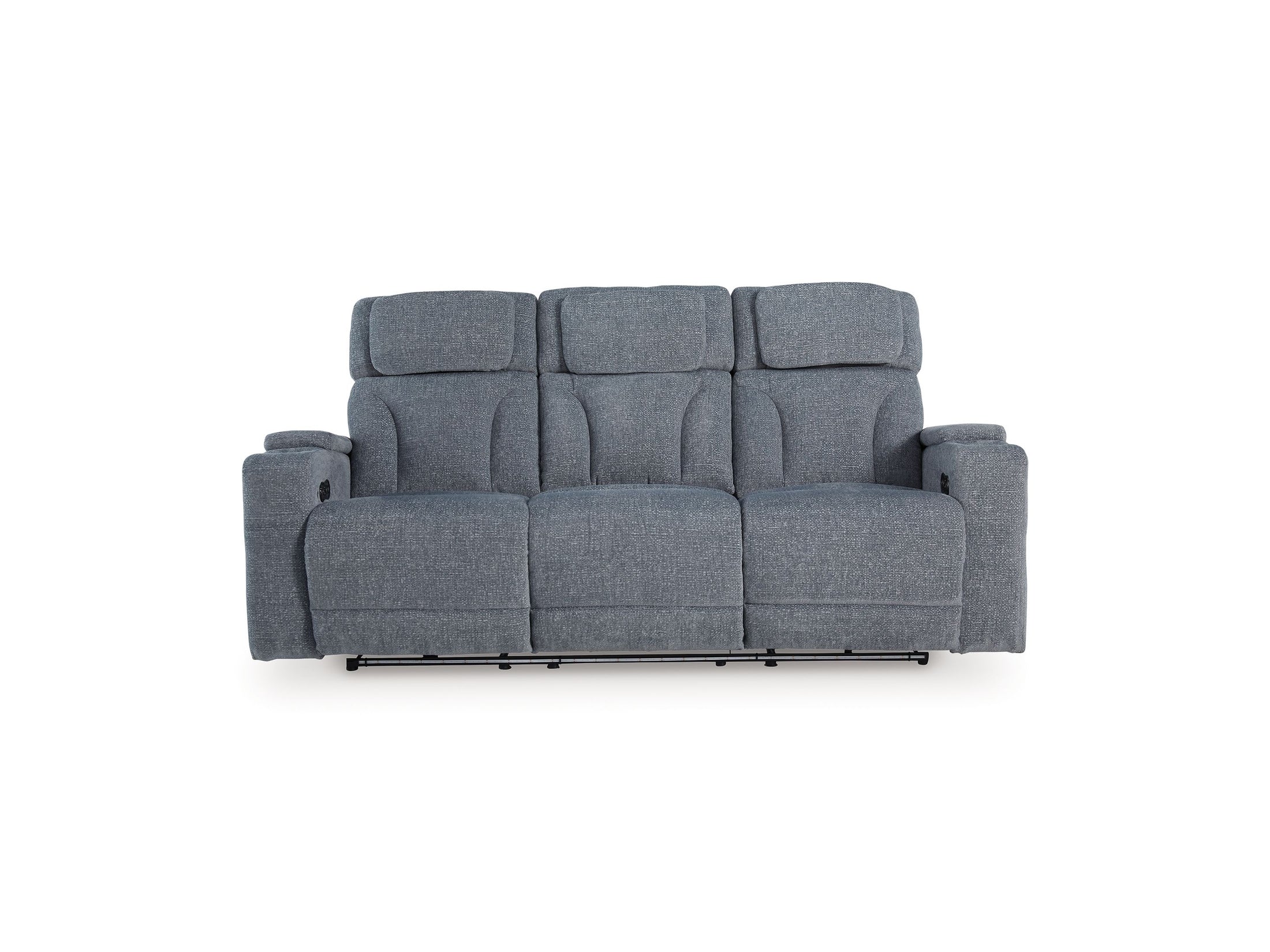 Studio Cave - Power Reclining Sofa - Steel