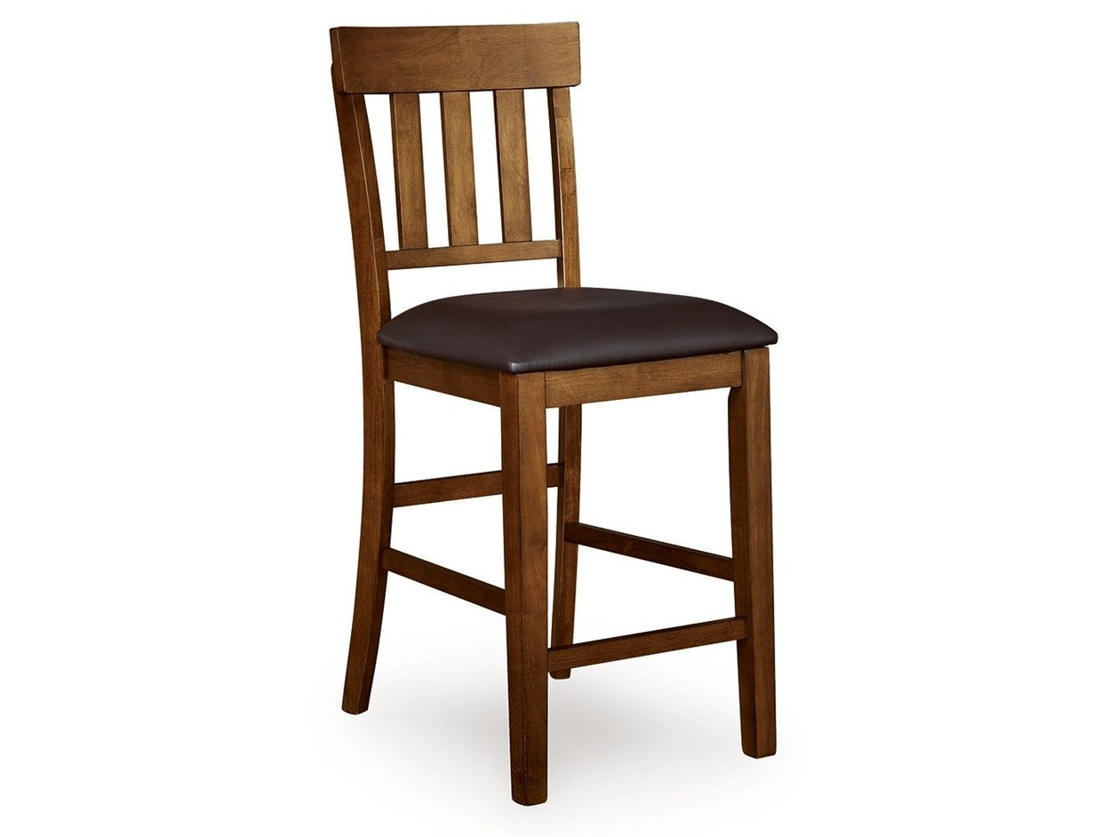 Ralene - Upholstered Barstool (Set of 2) - Medium Brown