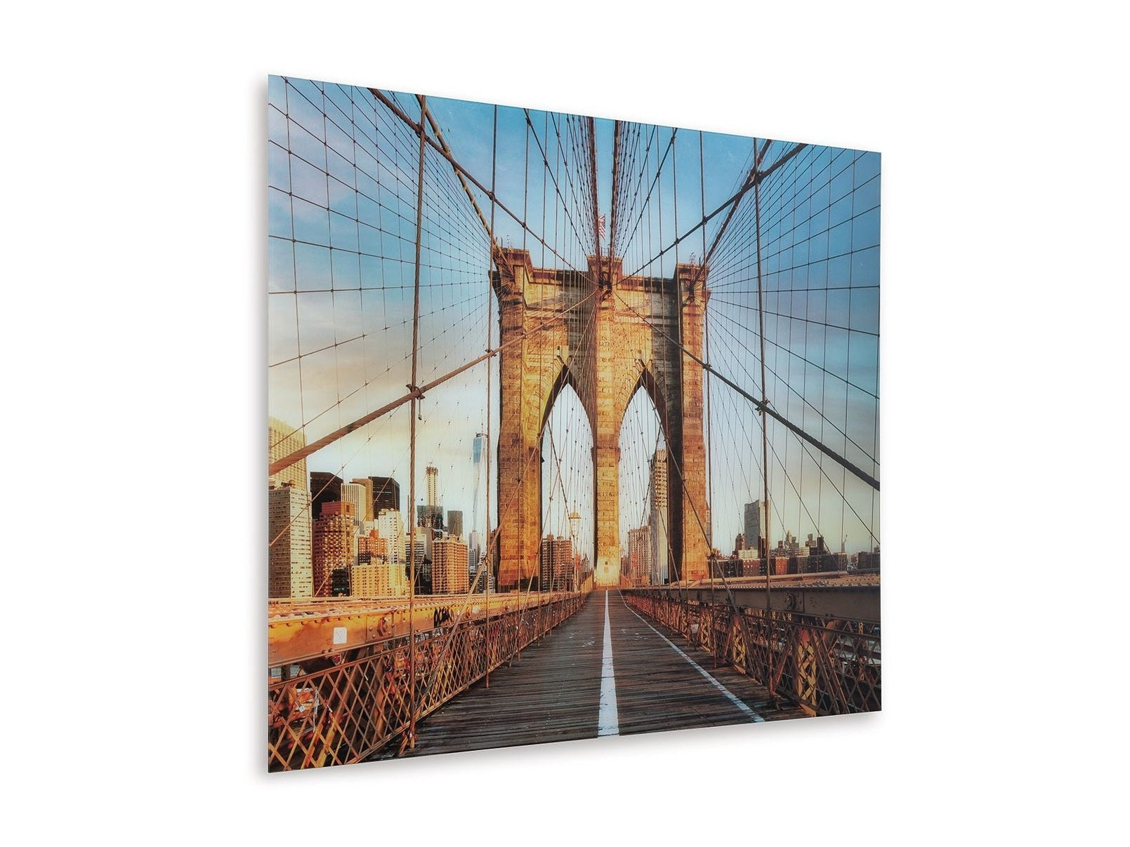 Shayward - Wall Art - Blue / Amber