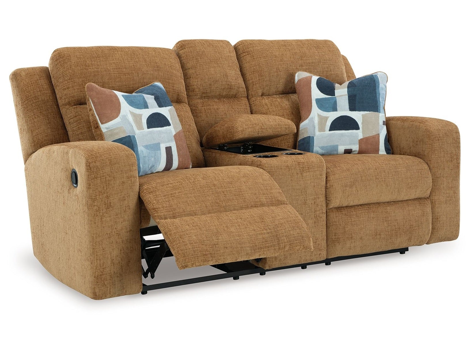 Kanlow - Dbl Reclining Loveseat With Console