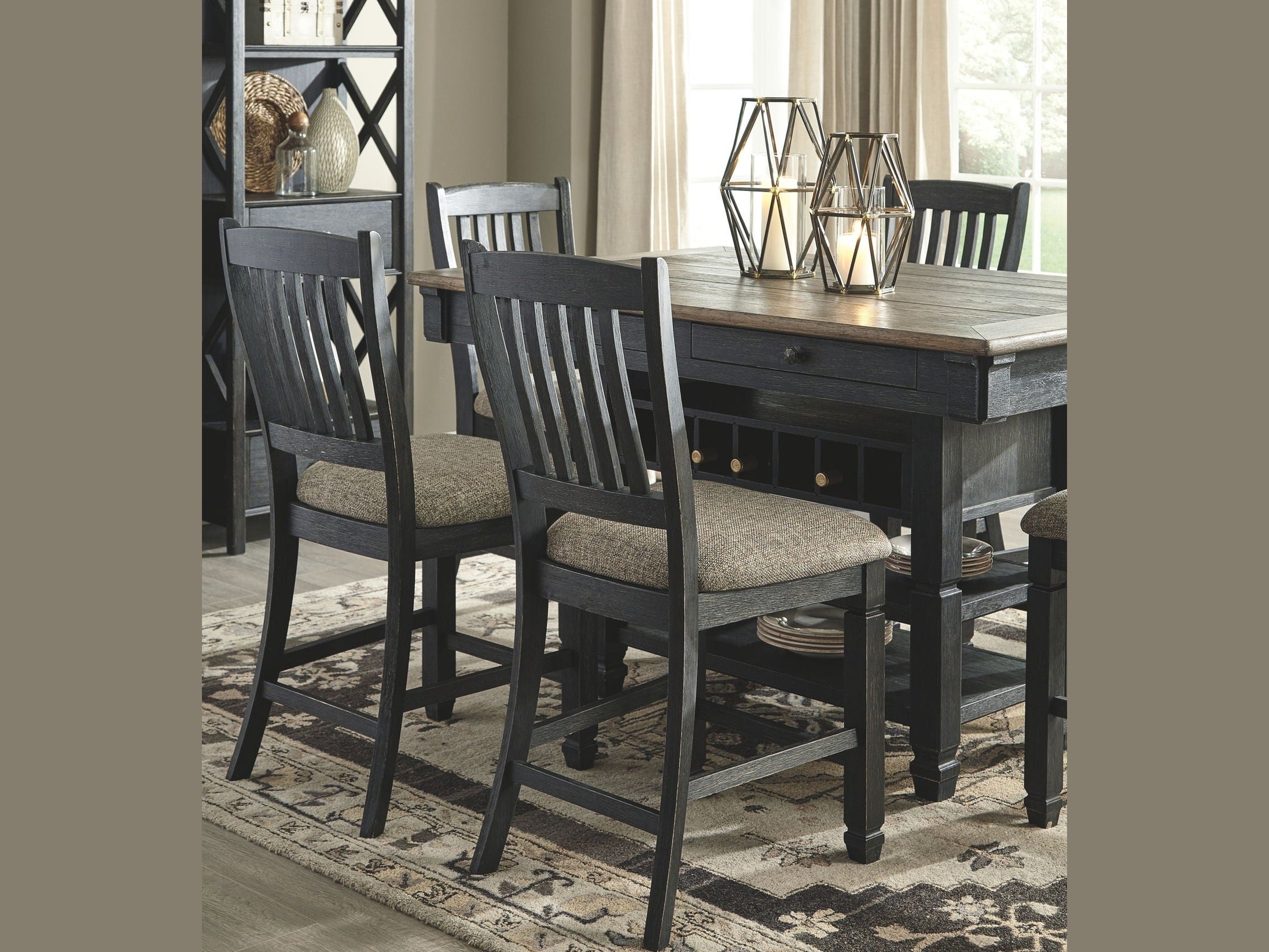 Tyler Creek - Counter Height Table Set