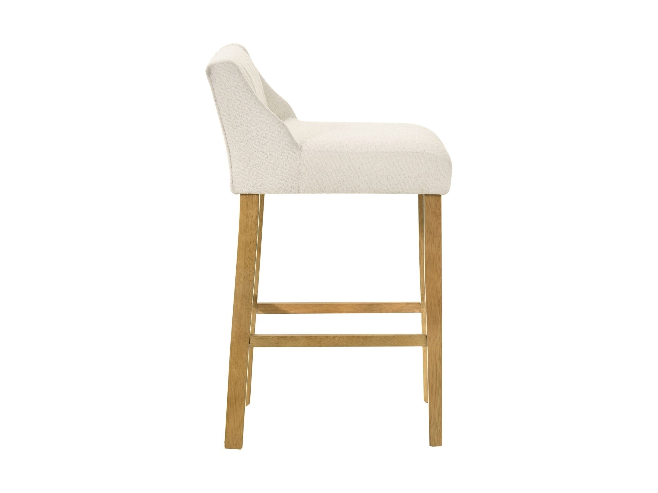 Fauna - Modern Transitional Wood Bar Height Kitchen Bar Stool