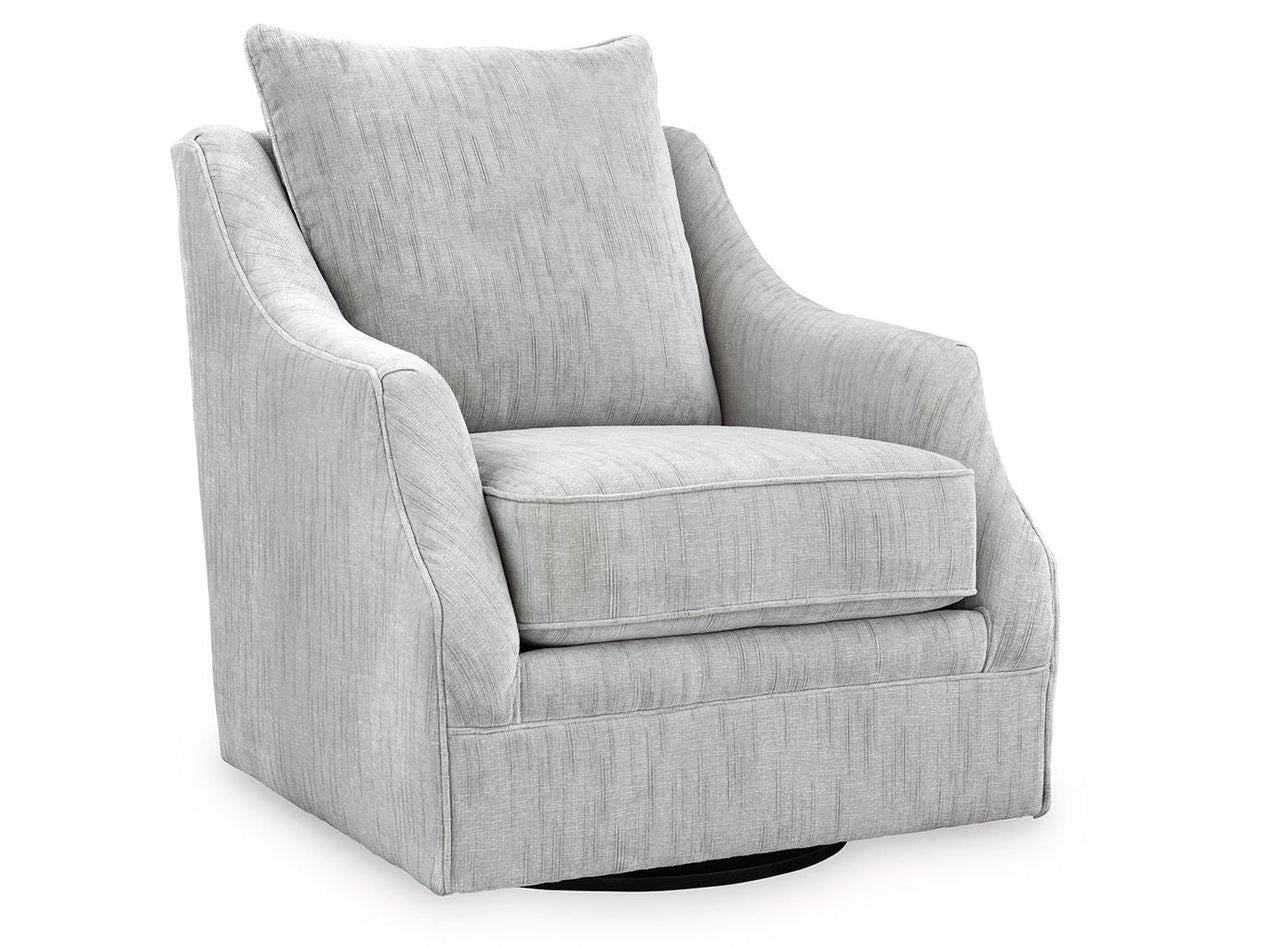 Gubbins - Swivel Accent Chair - Gray