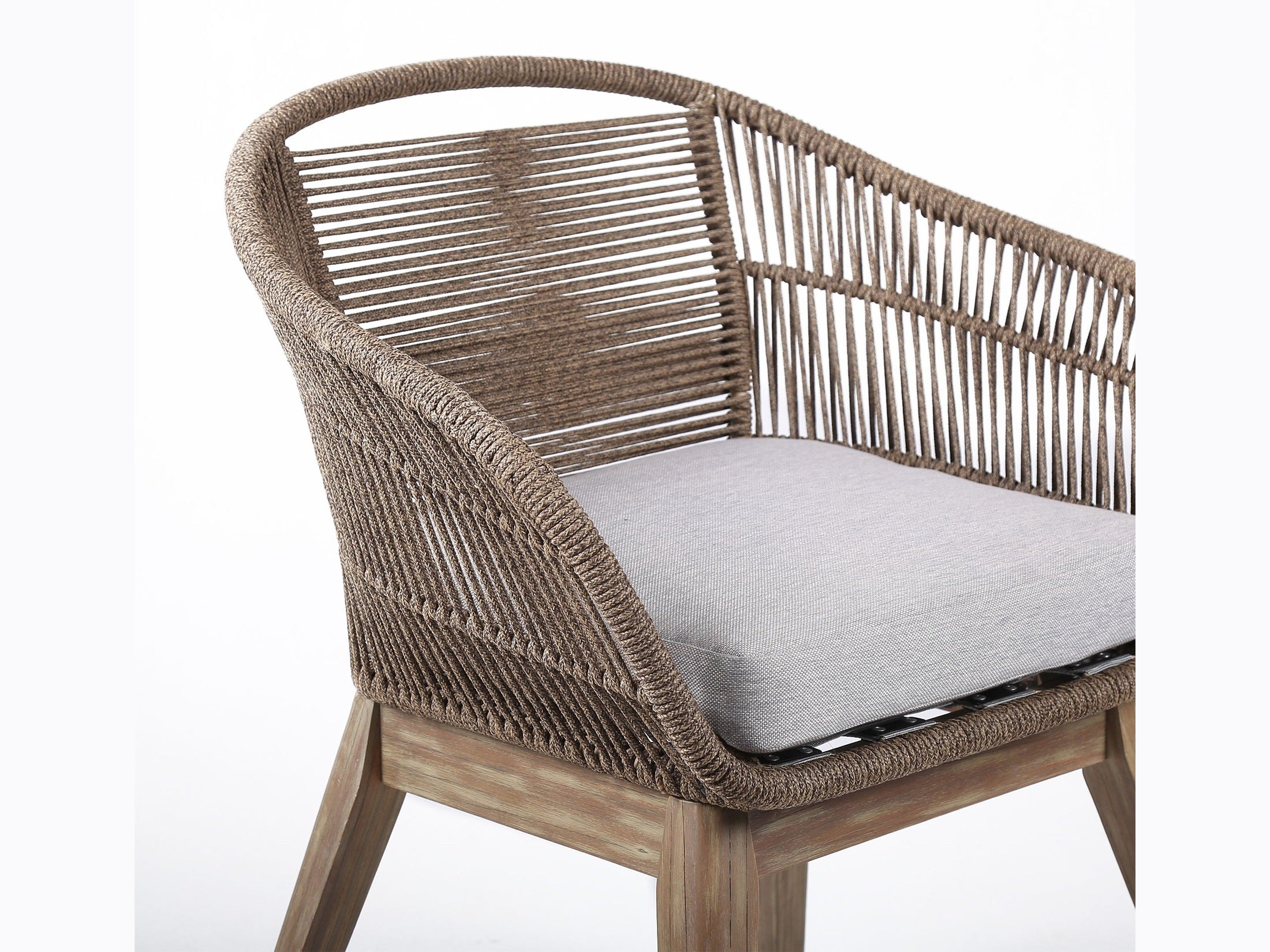 Tutti Frutti - Indoor / Outdoor Dining Chair - Light Eucalyptus / Latte