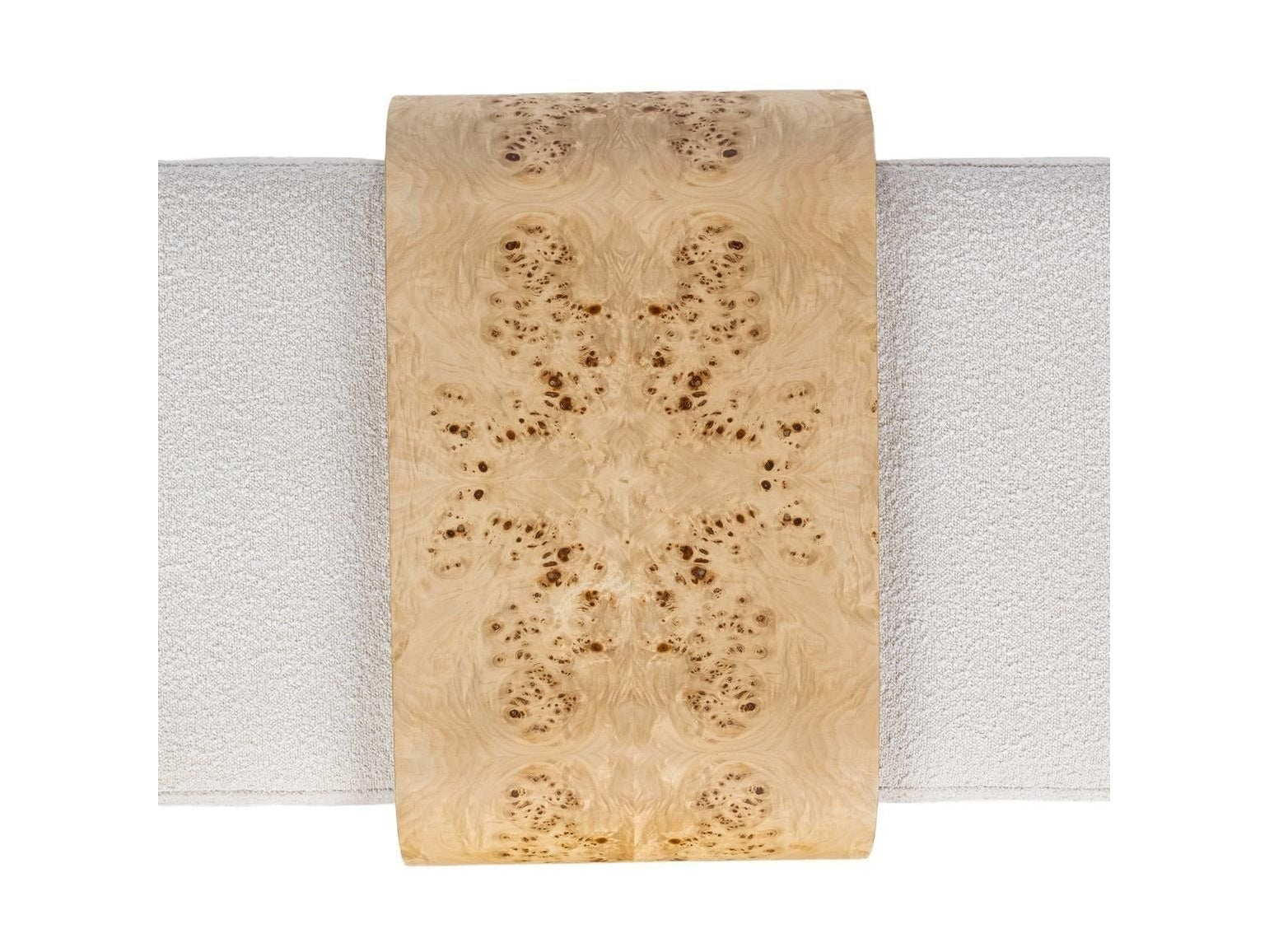 Kenan - Rectangle Ottoman Coffee Table - Creamy Ivory