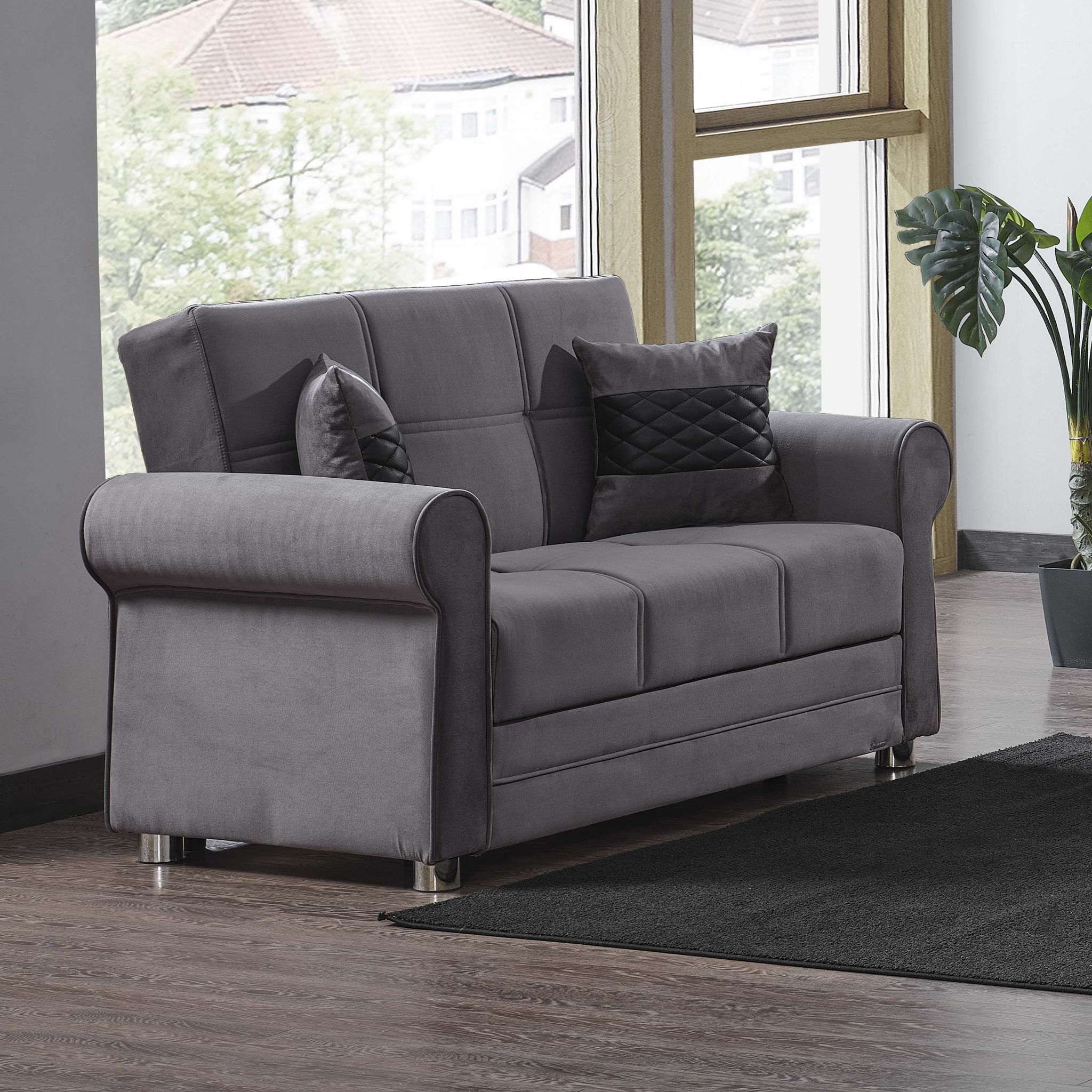 Ottomanson Sara - Convertible Loveseat With Storage