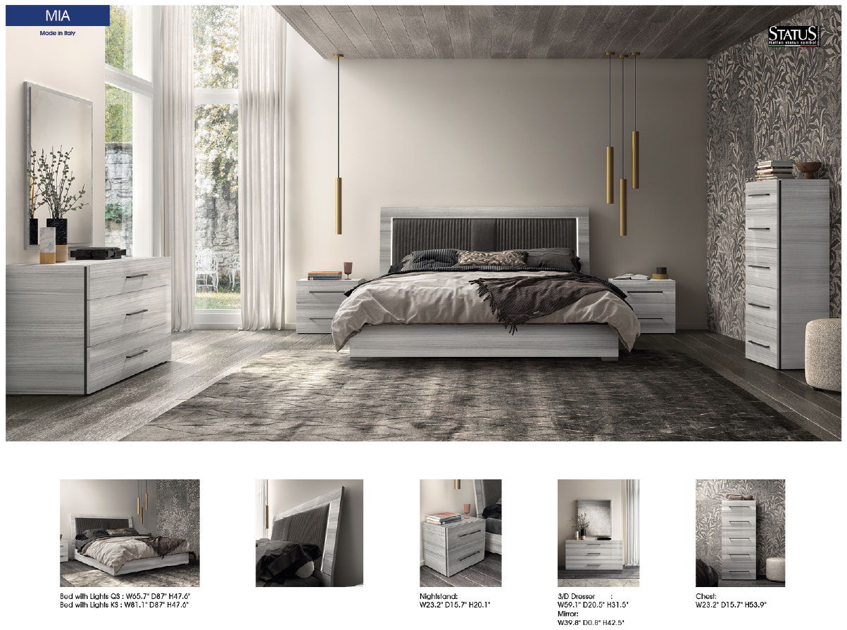 Mia - Upholstered Bed