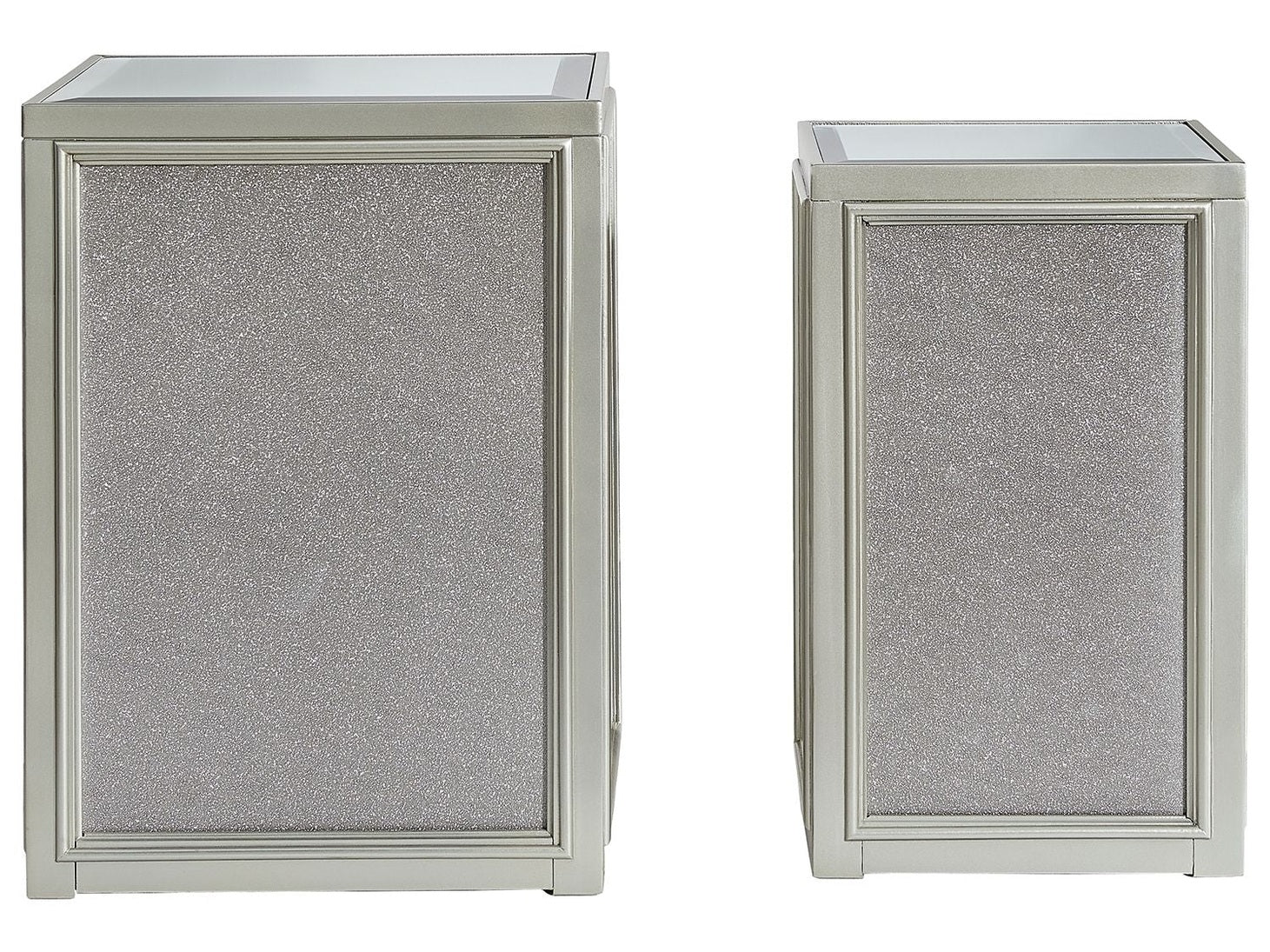 Traleena - Nesting End Tables (Set of 2) - Silver Finish