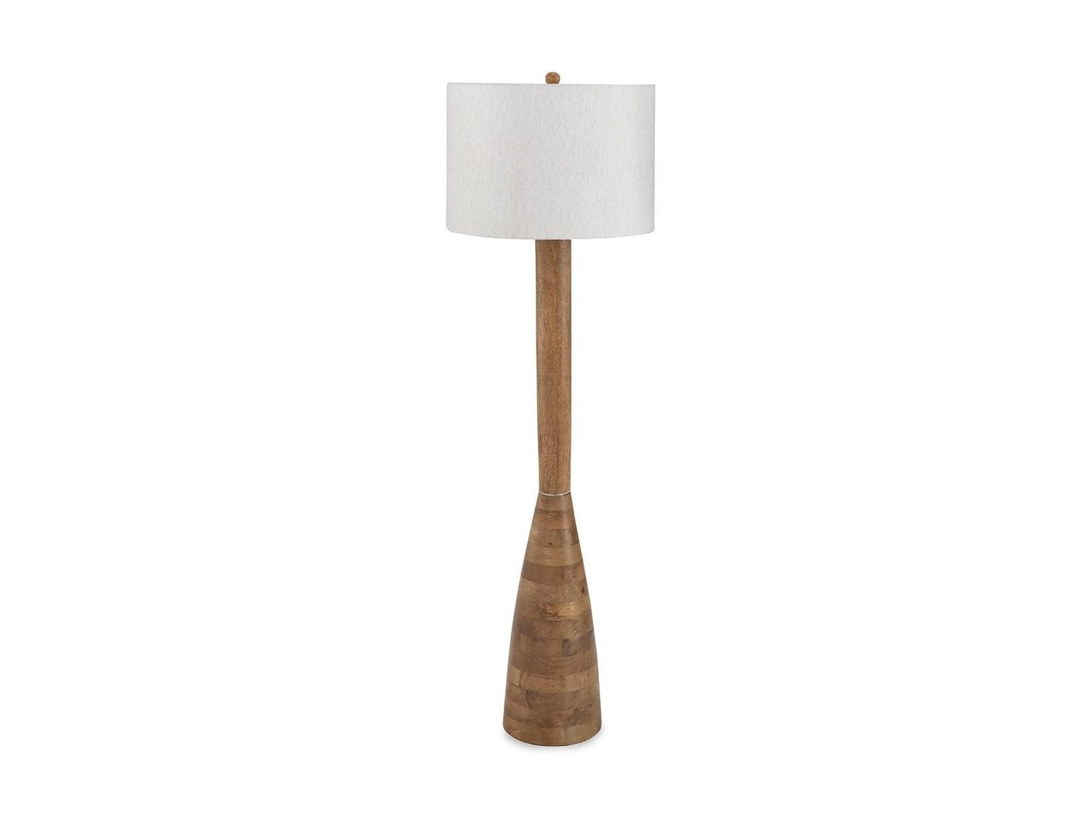Ailsa - Wood Floor Lamp - Natural Brown