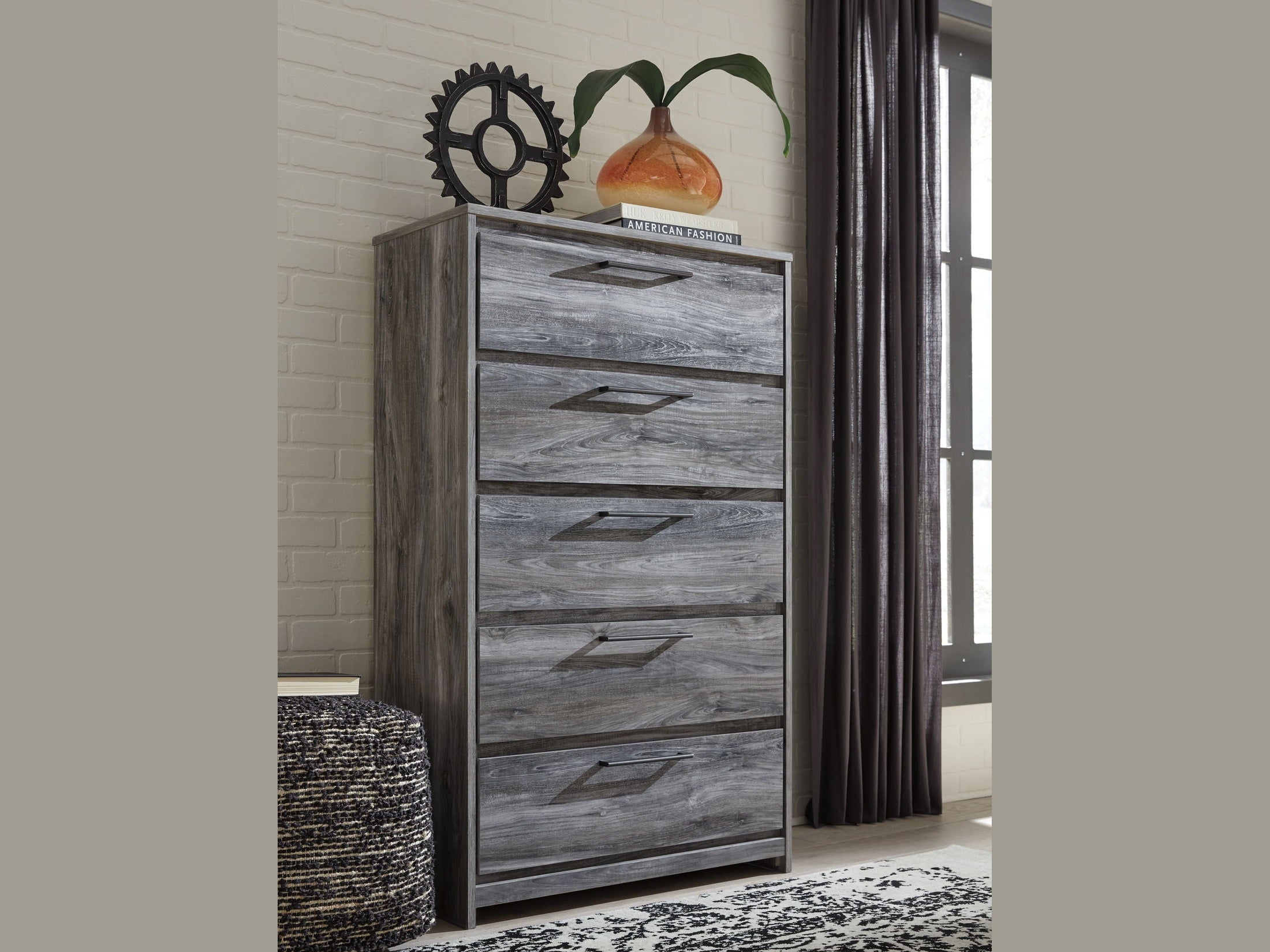 Baystorm - Panel Bedroom Set - Gray