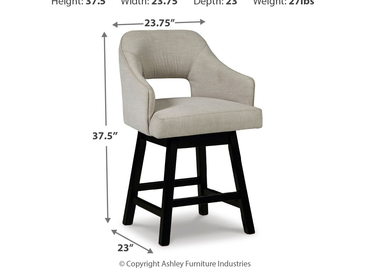 Tallenger - Upholstered Swivel Barstool (Set of 2)