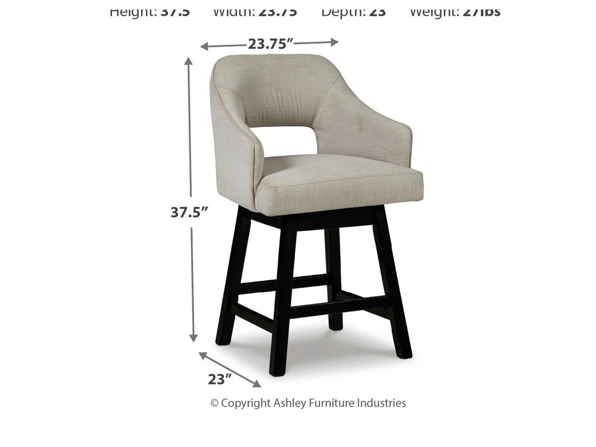Tallenger - Upholstered Swivel Barstool (Set of 2)