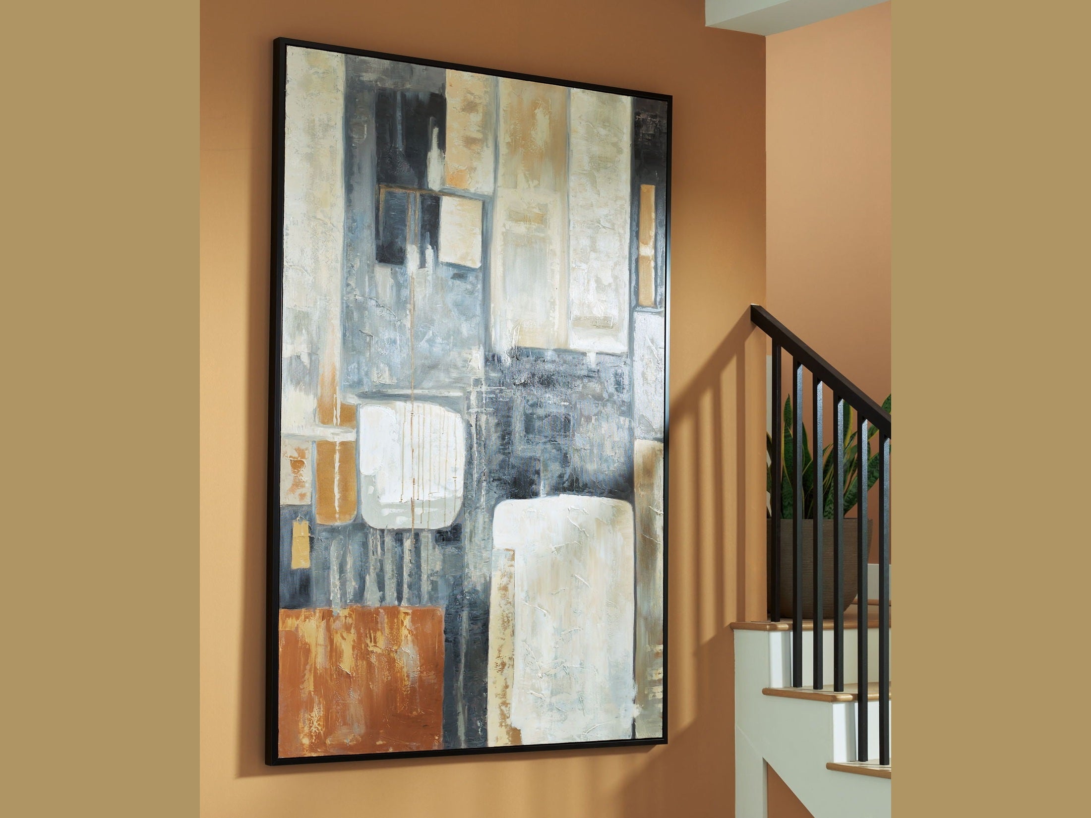Howford - Wall Art - Brown / Black / Gray
