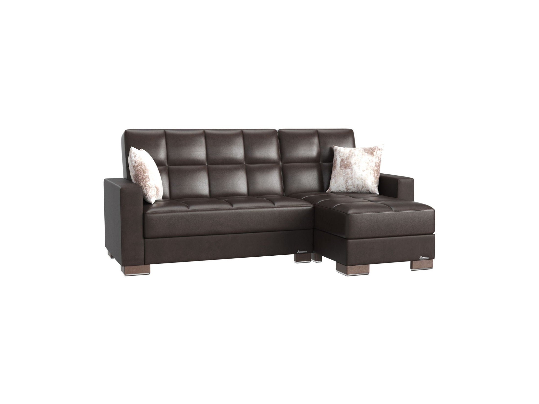 Ottomanson Armada - Upholstered Convertible Chaise Lounge With Storage - PU