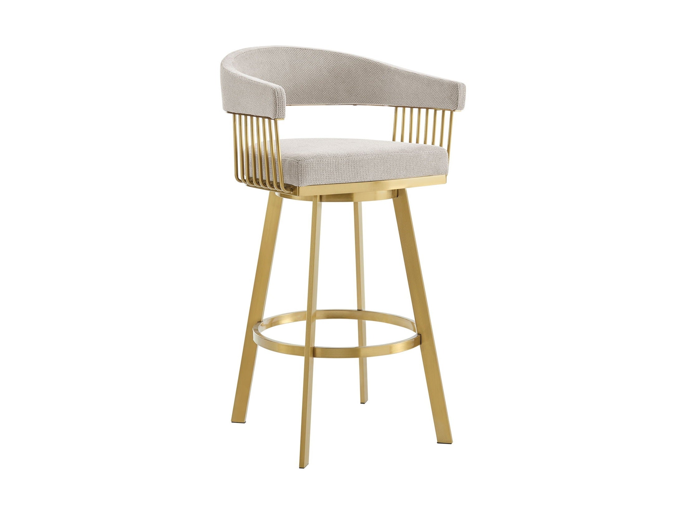 Chelsea - Swivel Fabric Stool