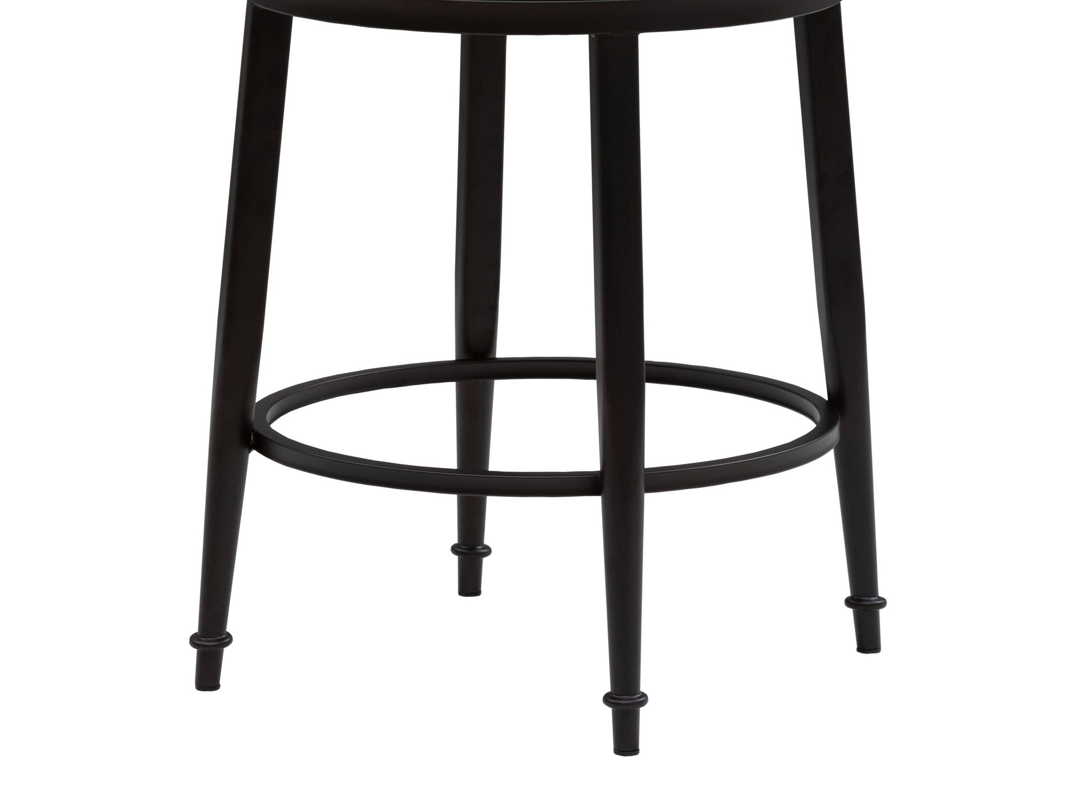 Baxter - Steel Frame Fabric Upholstered Swivel Counter Height Barstool