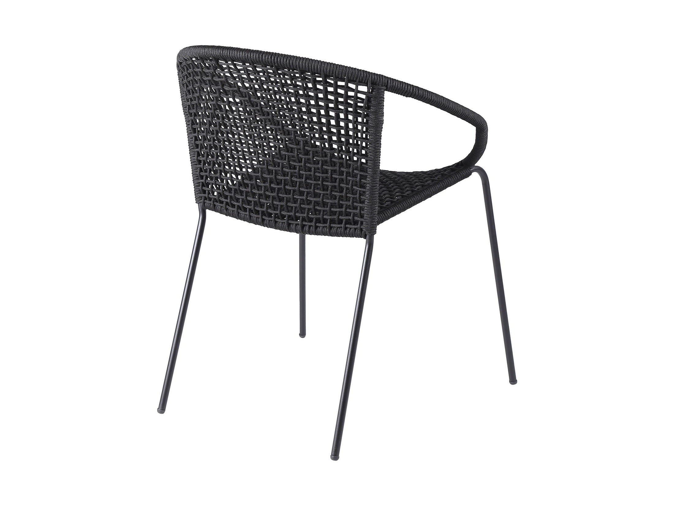 Snack - Indoor / Outdoor Stackable Steel Dining Chair (Set of 2)