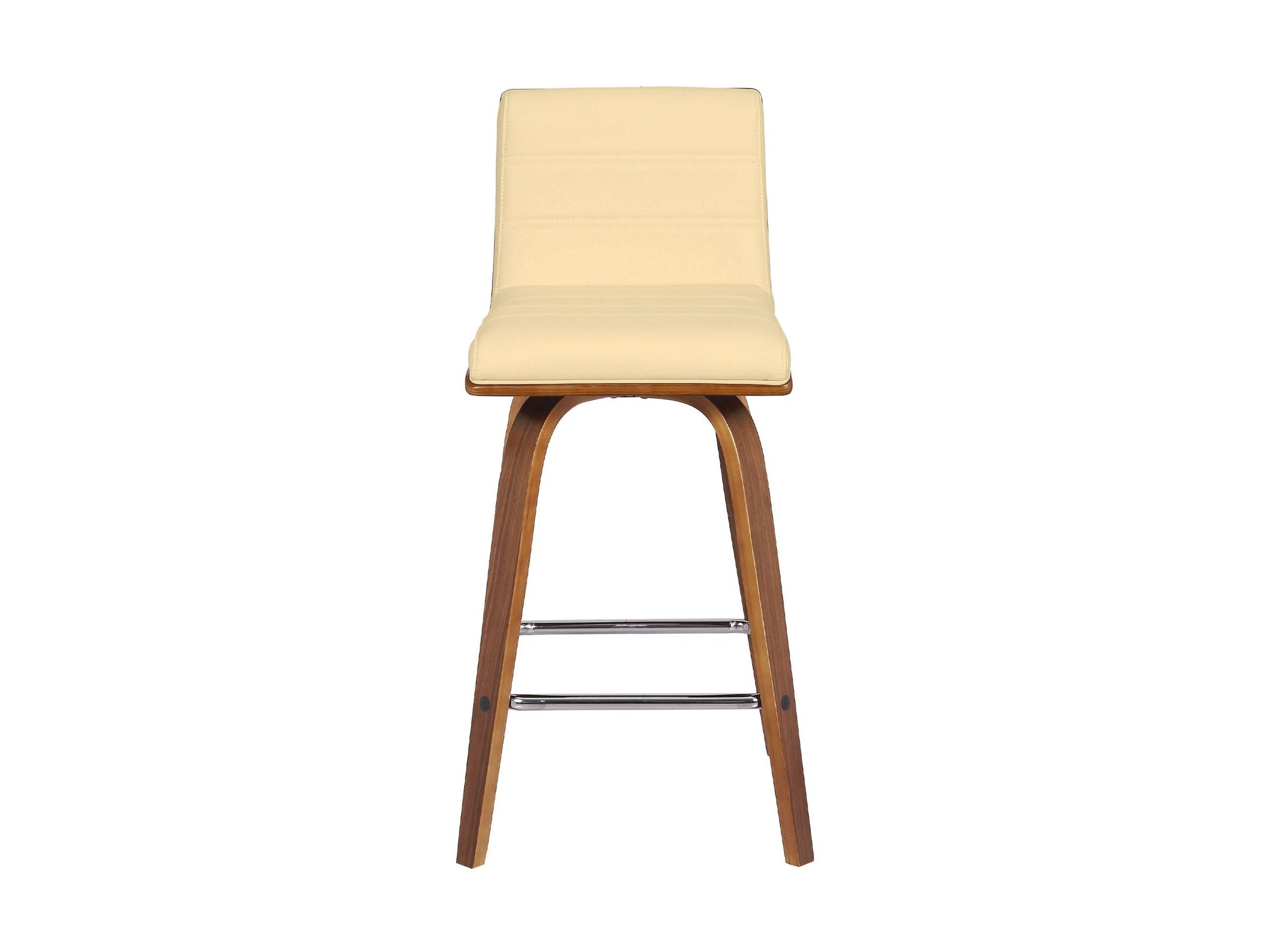 Vienna - 26" Swivel Counter Stool - Walnut Wood