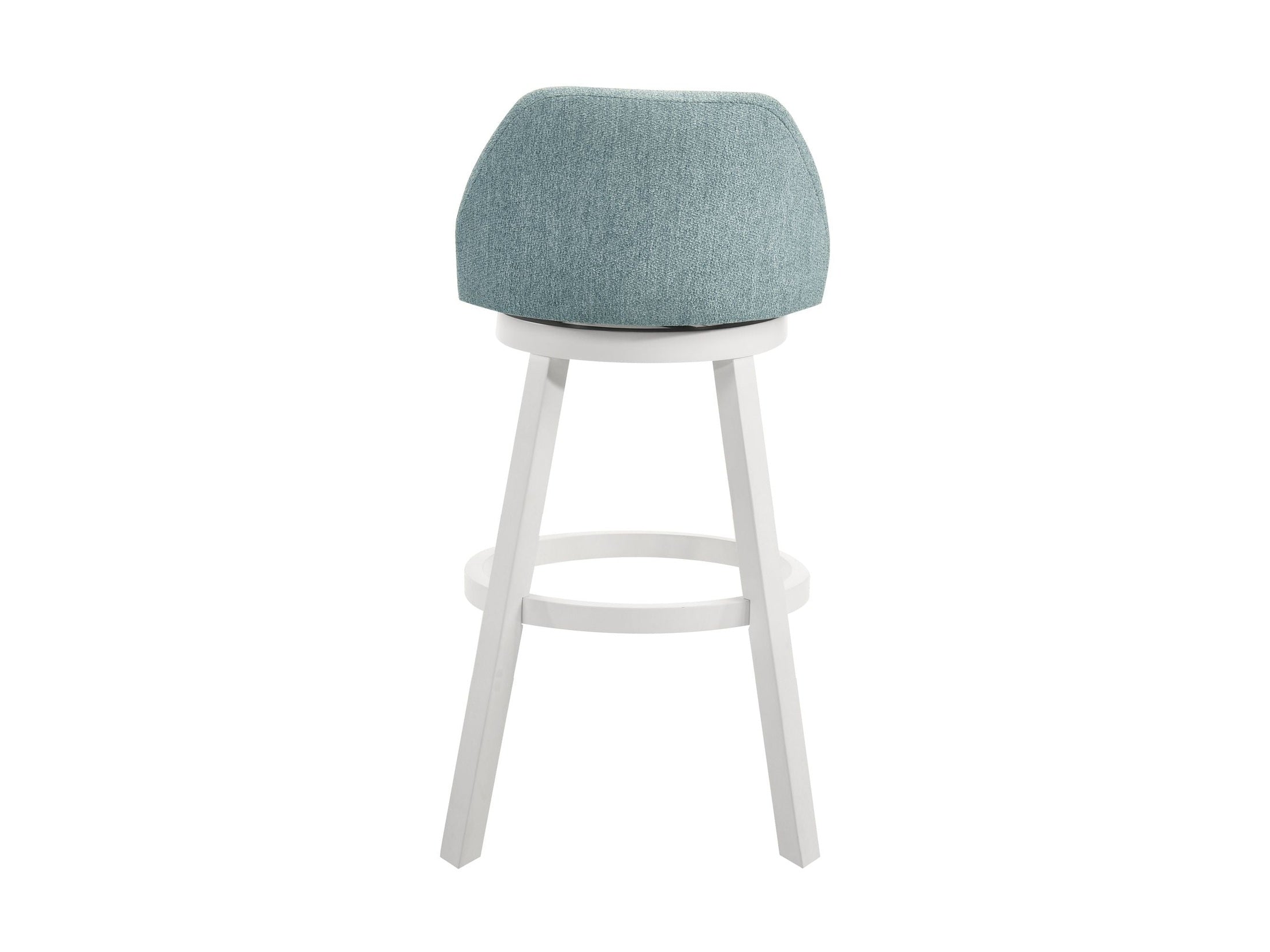 Erika - Modern Transitional Swivel Wood Bar Height Kitchen Bar Stool