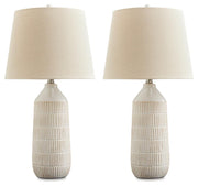 Willport - Ceramic Table Lamp (Set of 2) - Off White