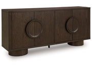 Veeda - Accent Cabinet - Dark Brown
