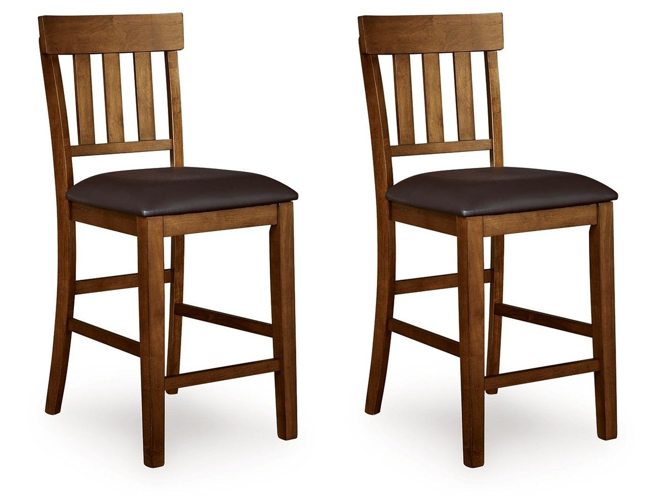 Ralene - Upholstered Barstool (Set of 2) - Medium Brown