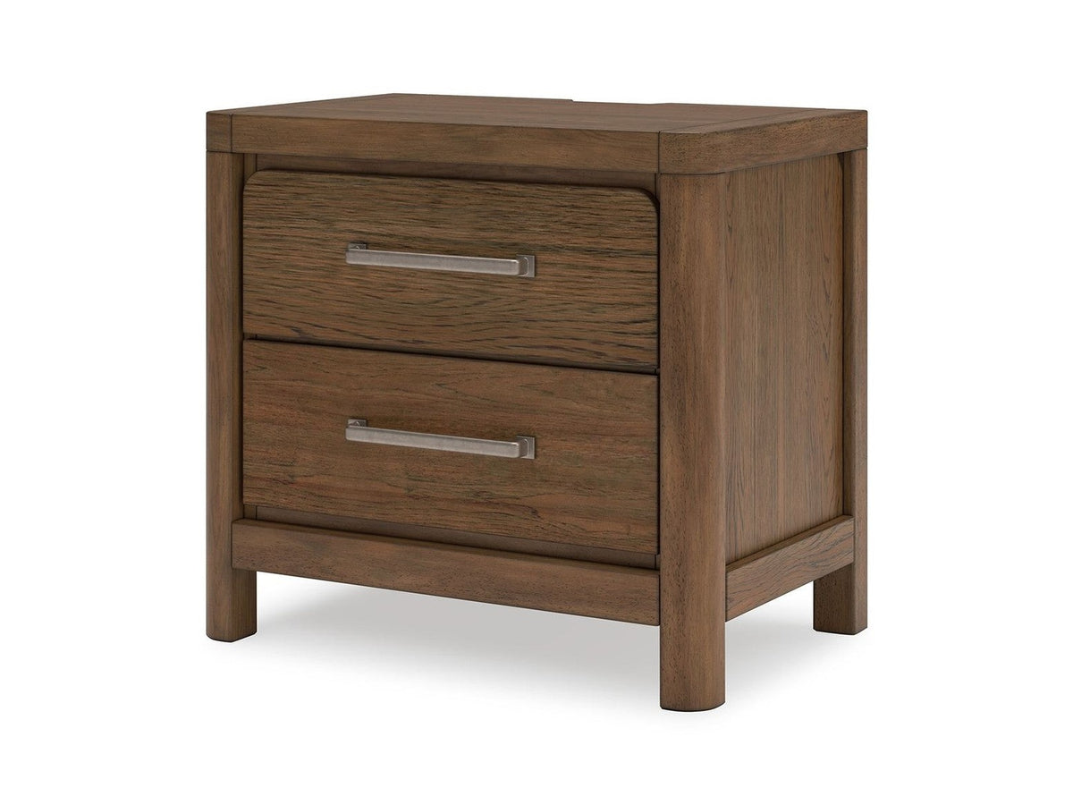 Cabalynn - Two Drawer Night Stand - Light Brown