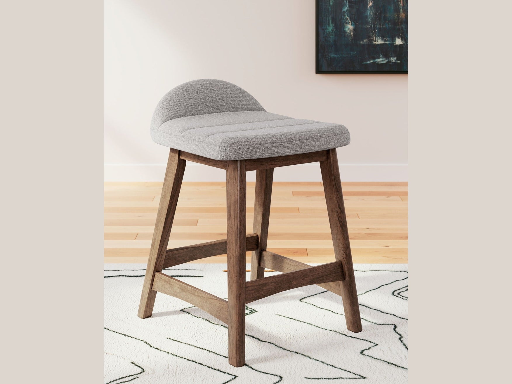 Lyncott - Upholstered Barstool (Set of 2)