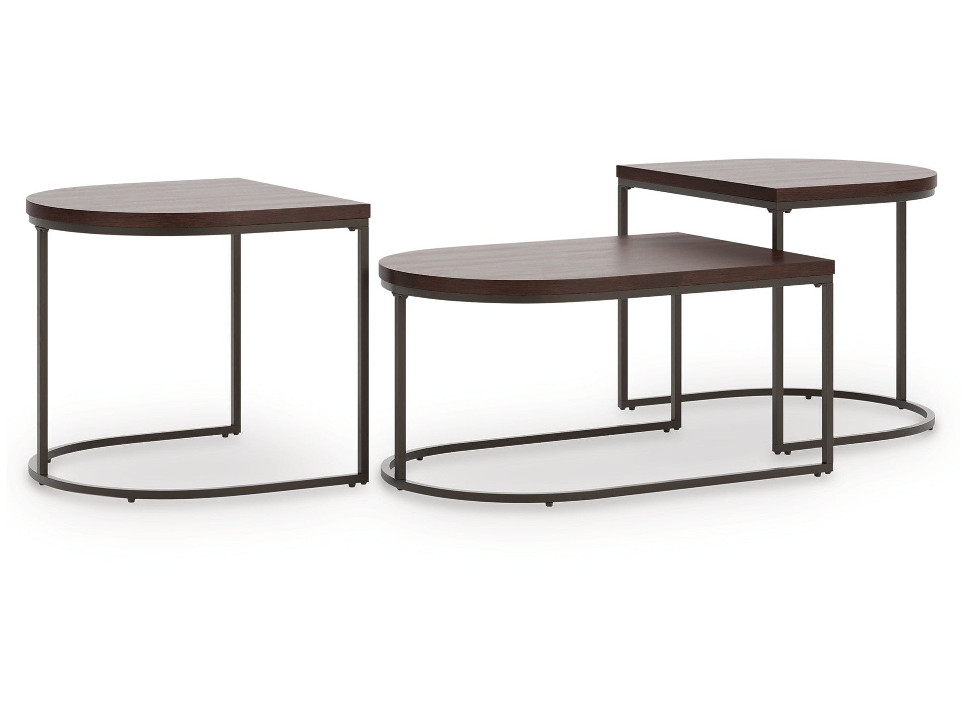 Vanmore - Occasional Table Set (Set of 3) - Dark Brown