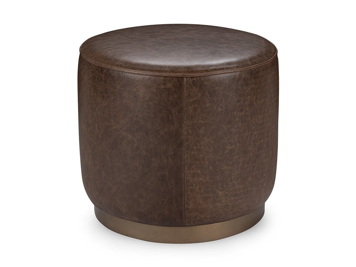 Clair - Leather Round Table